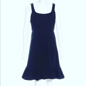 Red Valentino Sleveless Knee Length Black Dress XS